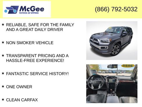 Used 2021 Toyota 4Runner Limited AWD/4WD image 4