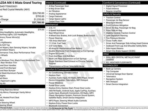 New 2025 MAZDA MX-5 Miata Grand Touring image 7