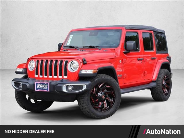 Used 2021 Jeep Wrangler Unlimited Sahara w/ Safety Group AWD/4WD image 1