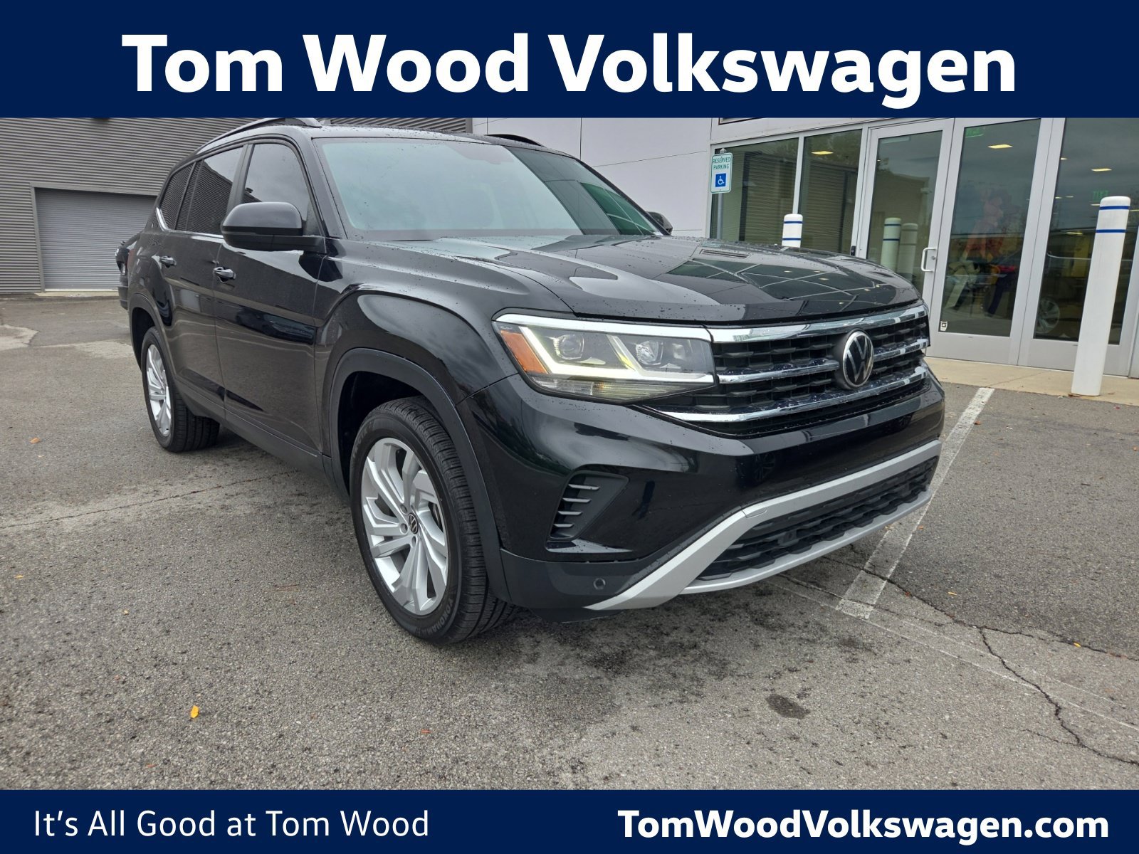 Used 2021 Volkswagen Atlas SE w/ Panoramic Sunroof Package AWD/4WD image 1
