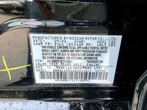 New 2025 Nissan Sentra SV image 14