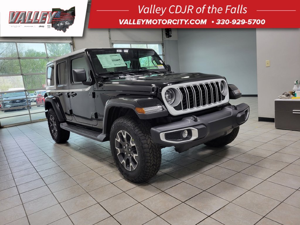 New 2026 Jeep Wrangler Unlimited Sahara w/ Whitecap Package AWD/4WD 360° Tour