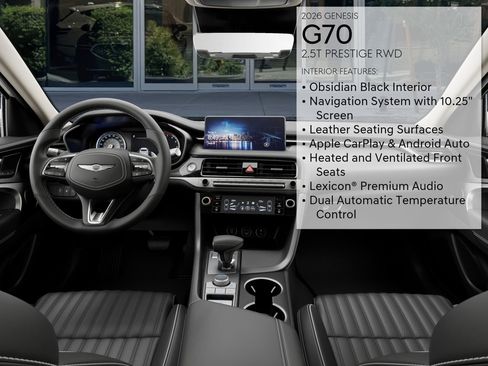 New 2026 Genesis G70 2.5T Prestige image 17
