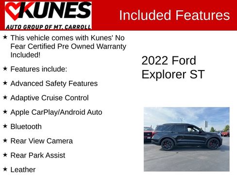 Used 2022 Ford Explorer ST w/ Equipment Group 401A image 3