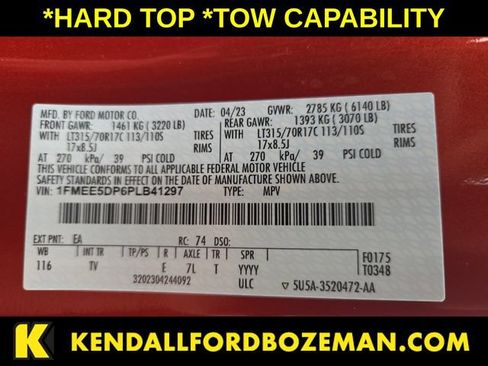 Certified 2023 Ford Bronco Wildtrak AWD/4WD image 20