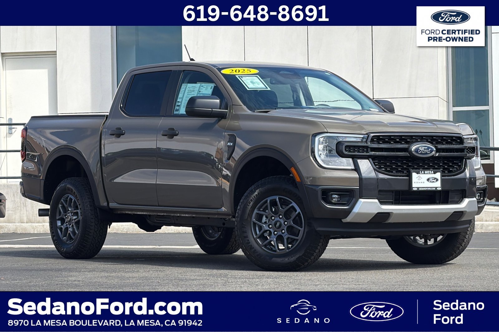 Certified 2025 Ford Ranger XLT w/ Convenience Package RWD image 1