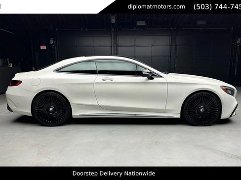Used 2019 Mercedes-Benz S 63 AMG 4MATIC Coupe w/ Carbon Fiber Exterior Package image 8