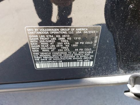 Used 2023 Volkswagen Atlas SE w/ Panoramic Sunroof Package FWD image 15