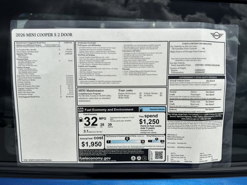 New 2026 MINI Cooper S FWD image 26