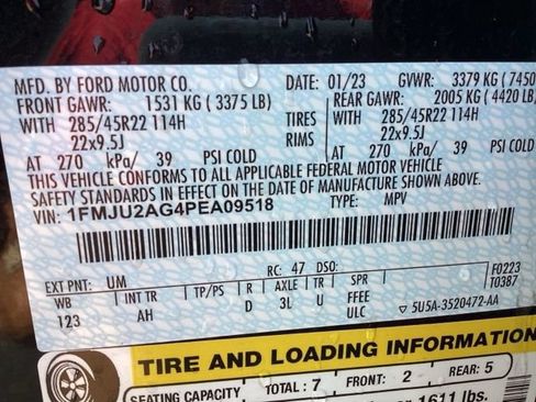 Used 2023 Ford Expedition Limited AWD/4WD image 38
