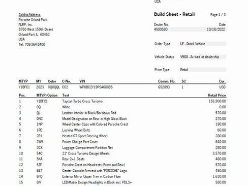 New 2023 Porsche Taycan Cross Turismo image 32