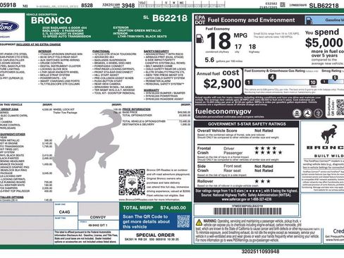 New 2025 Ford Bronco Badlands image 5