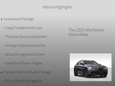 New 2025 Alfa Romeo Stelvio Sprint image 5