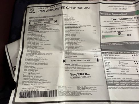 Used 2025 RAM 2500 Limited image 35