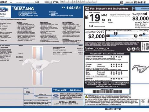 Used 2019 Ford Mustang GT Premium image 9