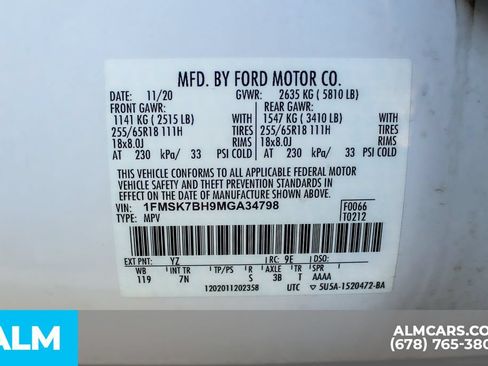 Used 2021 Ford Explorer 2WD image 38