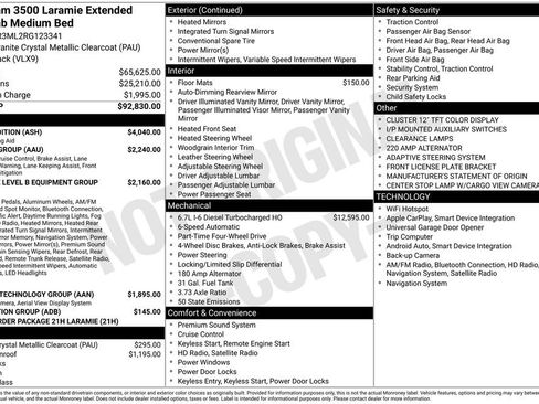 Used 2024 RAM 3500 Laramie w/ Night Edition AWD/4WD image 4