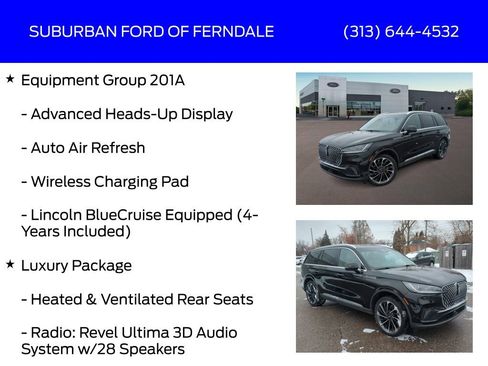 Used 2025 Lincoln Aviator Reserve w/ Equipment Group 201A image 9