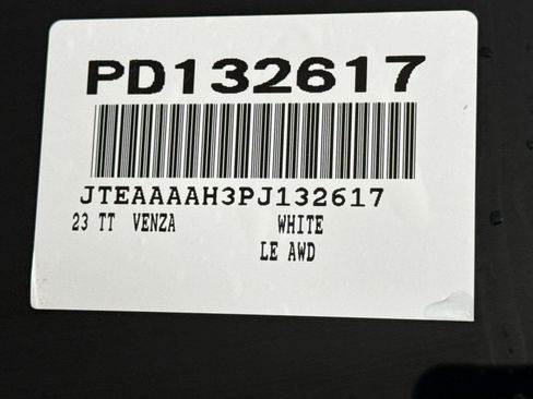 Certified 2023 Toyota Venza LE AWD/4WD image 45