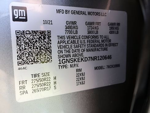 Used 2022 Chevrolet Suburban RST w/ Luxury Package AWD/4WD image 41