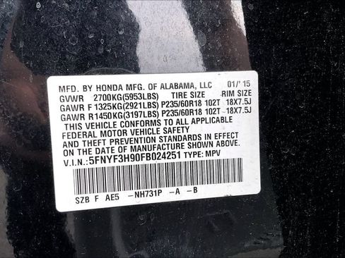Used 2015 Honda Pilot Touring image 31