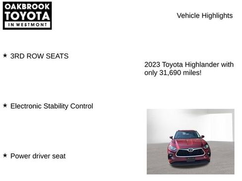 Used 2023 Toyota Highlander XLE AWD/4WD image 5