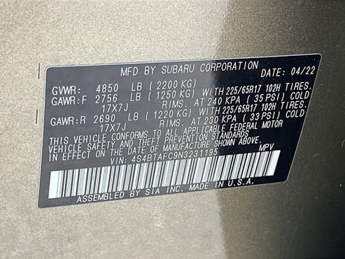 Used 2022 Subaru Outback Premium AWD/4WD image 30
