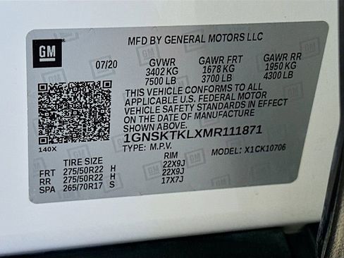 Used 2021 Chevrolet Tahoe High Country w/ Premium Package AWD/4WD image 36