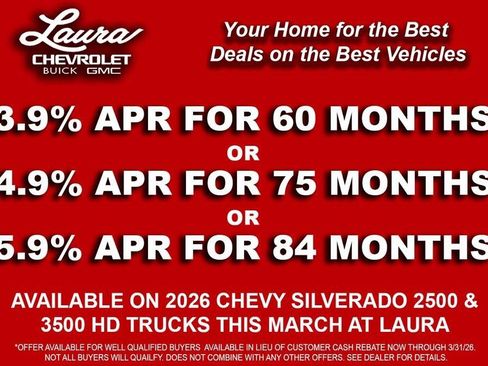 New 2026 Chevrolet Silverado 2500 Custom w/ Custom Value Package image 3