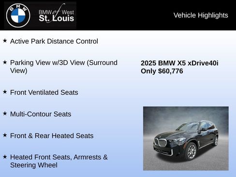 Used 2025 BMW X5 xDrive40i w/ Climate Comfort Package AWD/4WD image 24