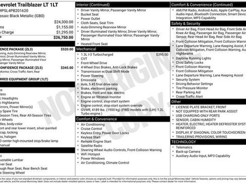 Used 2023 Chevrolet TrailBlazer LT w/ Convenience Package FWD image 5