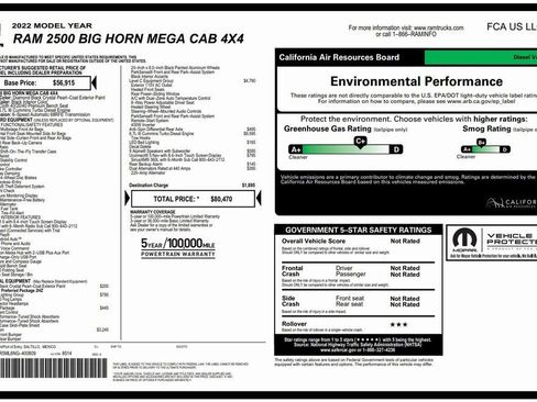 Used 2022 RAM 2500 Big Horn w/ Level C Equiment Group image 3