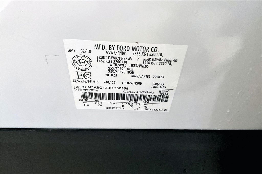 Used 2018 Ford Explorer Sport AWD/4WD image 19