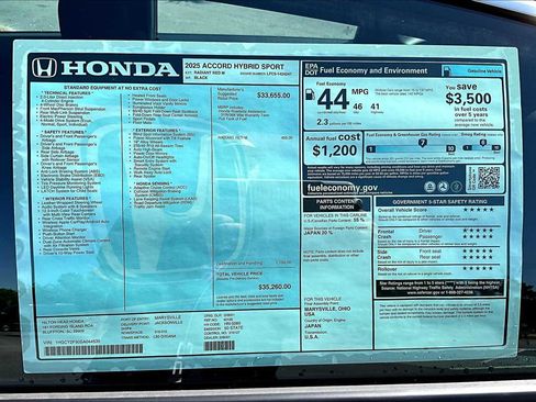 New 2025 Honda Accord Sport image 18