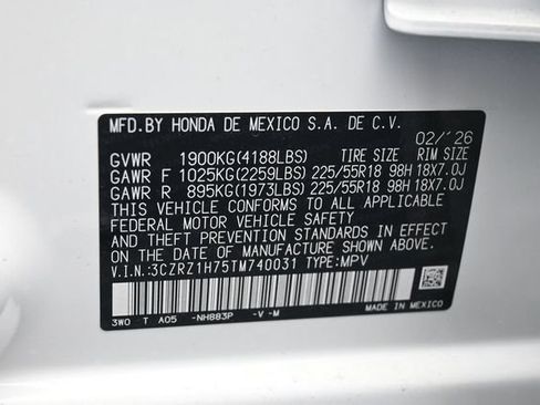 New 2026 Honda HR-V EX-L image 7