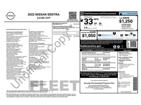 Used 2022 Nissan Sentra SV FWD image 11