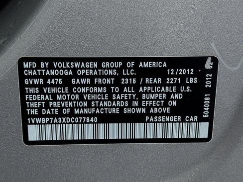 Used 2013 Volkswagen Passat 2.5 SE image 31