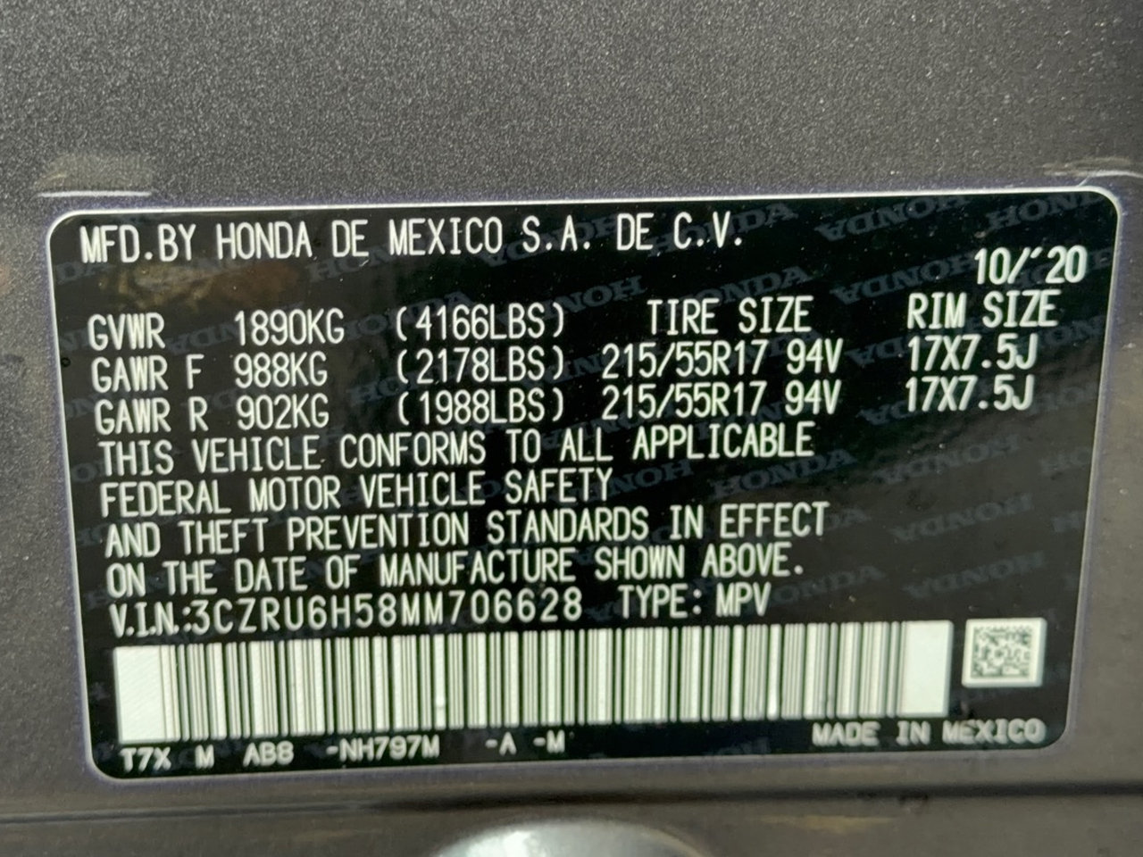 Used 2021 Honda HR-V EX image 31