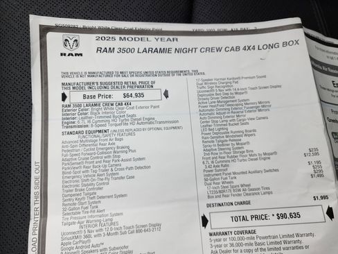 Used 2025 RAM 3500 Laramie image 64