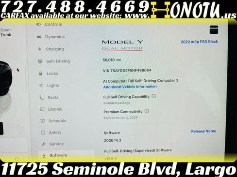 Used 2022 Tesla Model Y Performance AWD/4WD image 2
