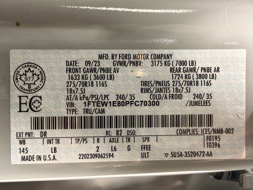 Used 2023 Ford F150 Tremor AWD/4WD image 31