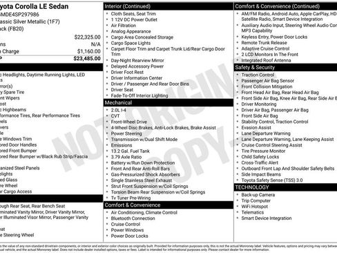 Used 2025 Toyota Corolla LE image 38