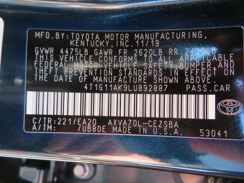Used 2020 Toyota Camry SE FWD image 19