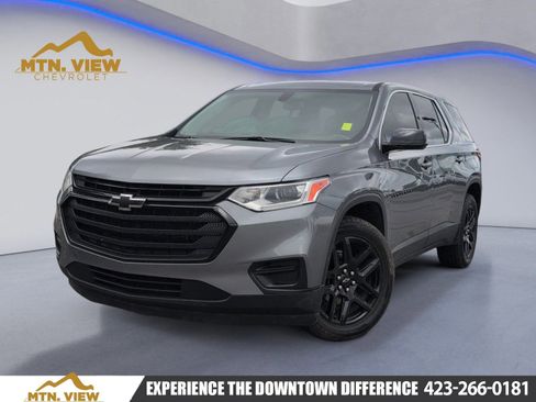 Used 2021 Chevrolet Traverse LS w/ LPO, Blackout Package FWD image 1