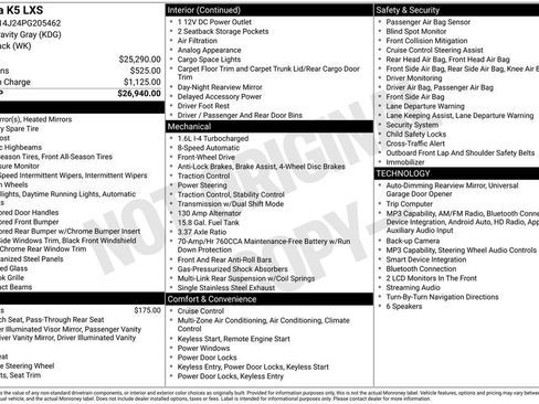 Used 2023 Kia K5 LXS FWD image 1