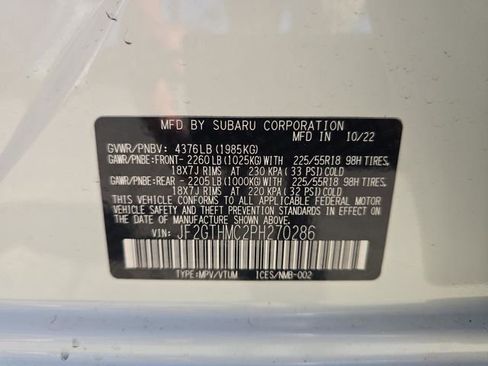 Certified 2023 Subaru Crosstrek 2.5i Limited w/ Moonroof Package AWD/4WD image 30