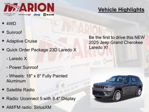 New 2025 Jeep Grand Cherokee Laredo X image 5