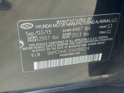Used 2016 Hyundai Sonata SE w/ Cargo Package FWD image 30