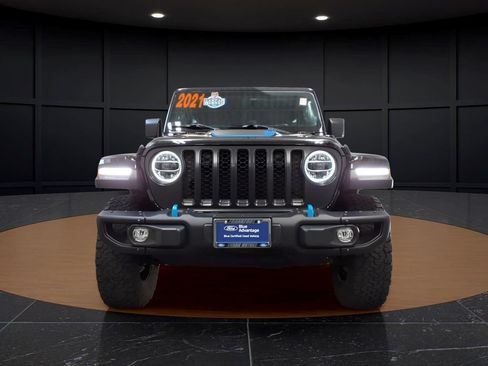 Used 2021 Jeep Wrangler Unlimited Rubicon 4xe w/ Steel Bumper Group AWD/4WD image 2