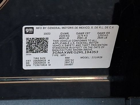 Certified 2024 Chevrolet Equinox RS AWD/4WD image 28
